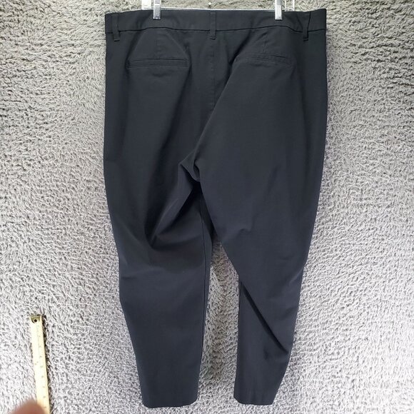 Old Navy Pants Womens Plus Size 22 Black High-Rise Pixie Skinny Secret-Smooth Po - Picture 10 of 11
